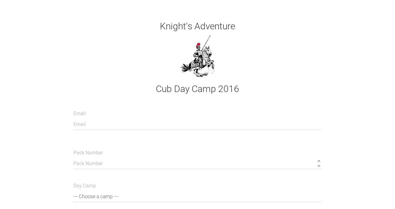 Scout Registration Form